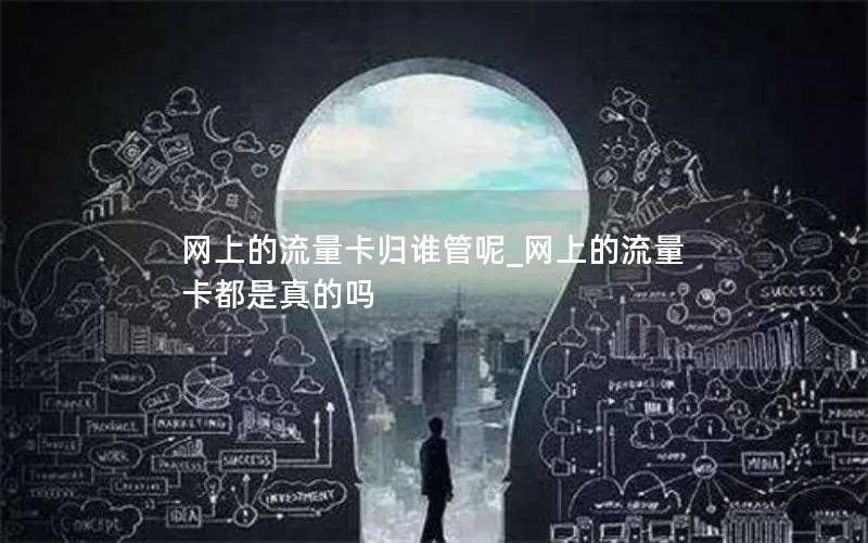 网上的流量卡归谁管呢_网上的流量卡都是真的吗