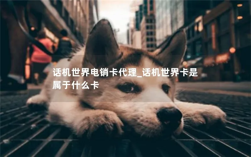 话机世界电销卡代理_话机世界卡是属于什么卡