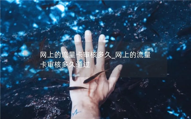 网上的流量卡审核多久_网上的流量卡审核多久通过