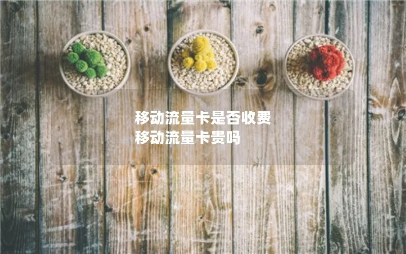 移动流量卡是否收费 移动流量卡贵吗