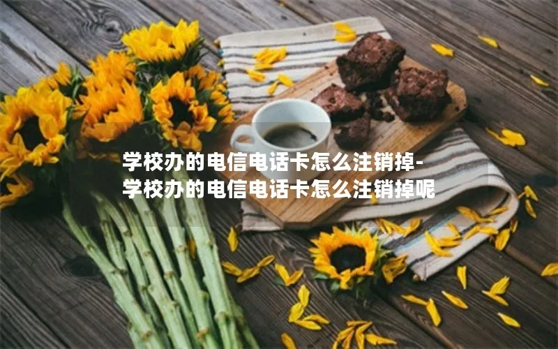 学校办的电信电话卡怎么注销掉-学校办的电信电话卡怎么注销掉呢