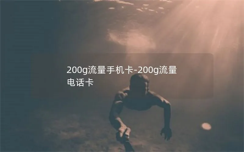 200g流量手机卡-200g流量电话卡