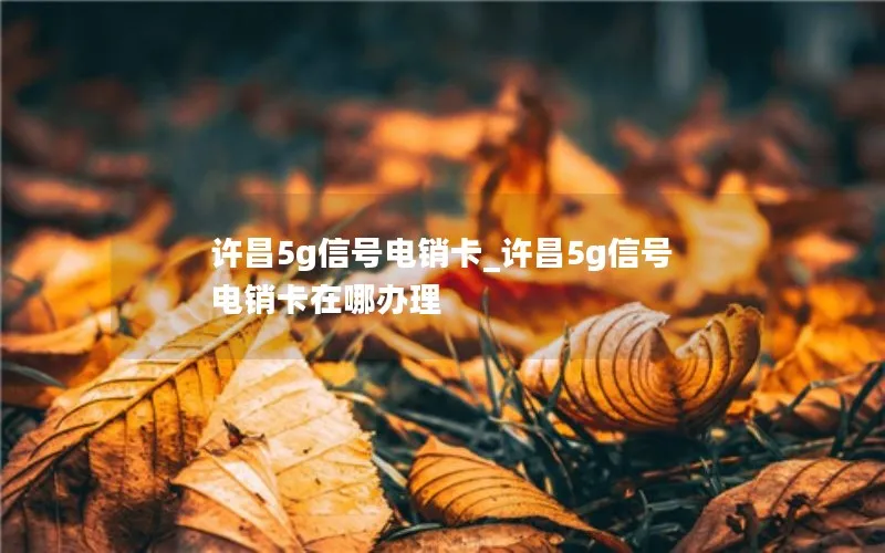 许昌5g信号电销卡_许昌5g信号电销卡在哪办理