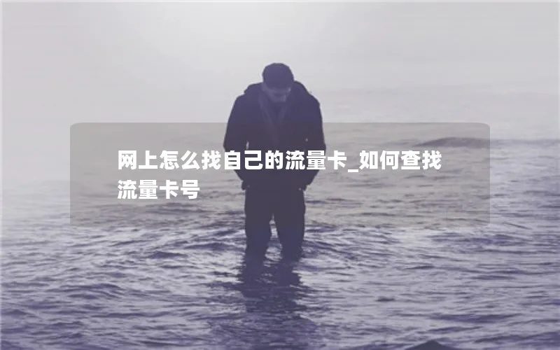 网上怎么找自己的流量卡_如何查找流量卡号