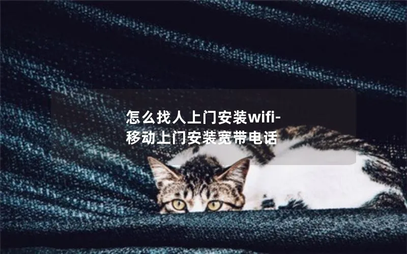 怎么找人上门安装wifi-移动上门安装宽带电话