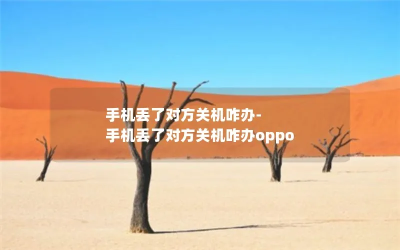 手机丢了对方关机咋办-手机丢了对方关机咋办oppo