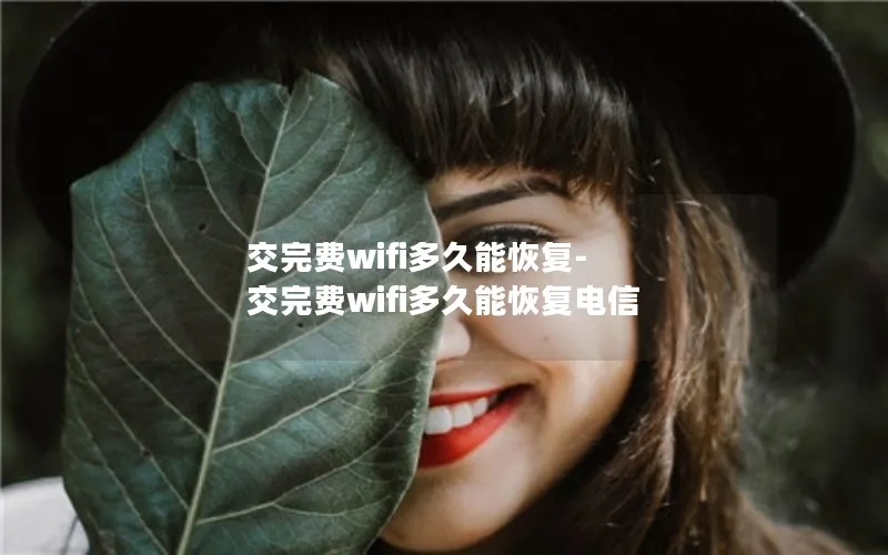 交完费wifi多久能恢复-交完费wifi多久能恢复电信