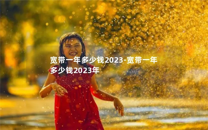 宽带一年多少钱2023-宽带一年多少钱2023年